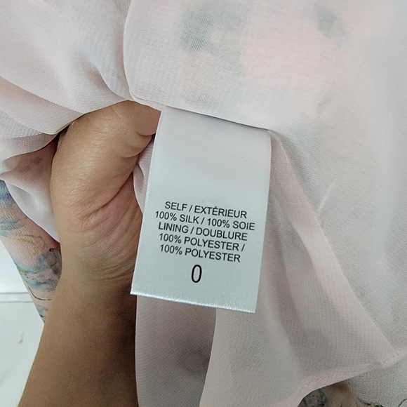 Loveshackfancy Evelyn Silk Maxi Dress Multi Floral Size 0 - Picture 7 of 10